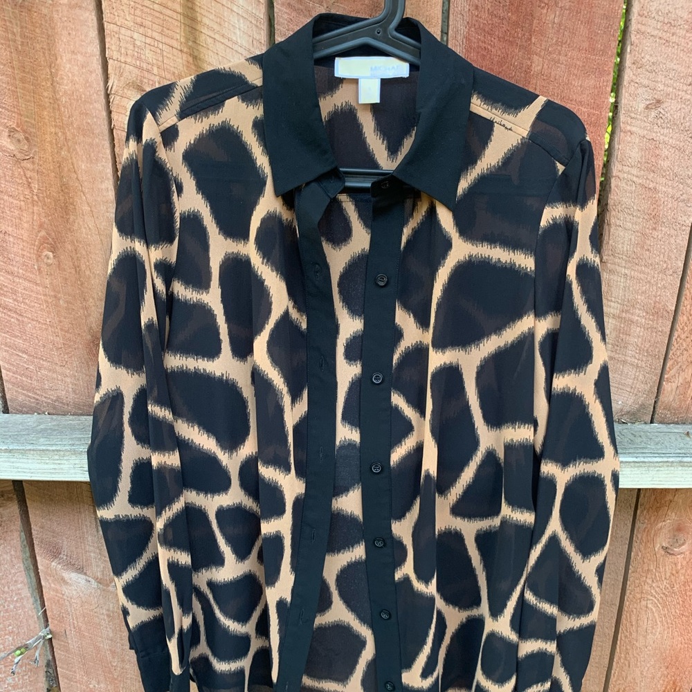 Michael Kors Button up top - size S